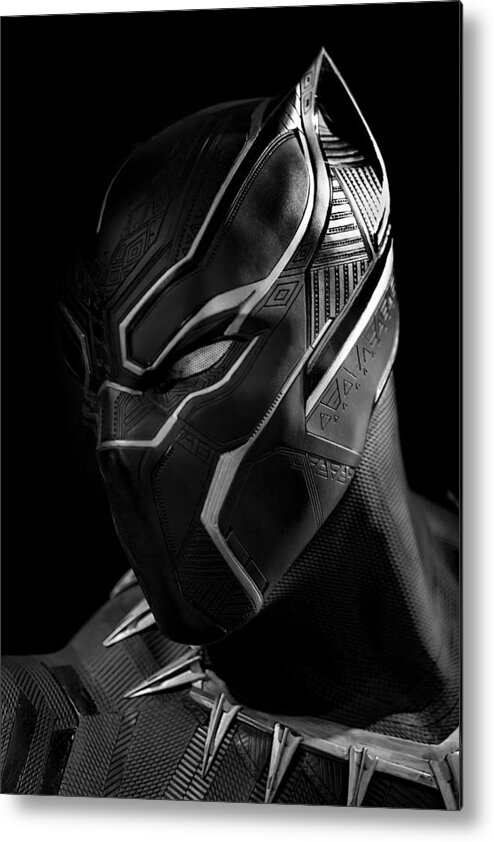 Black Panther Metal Print featuring the photograph Black Panther by Worldwide Photography