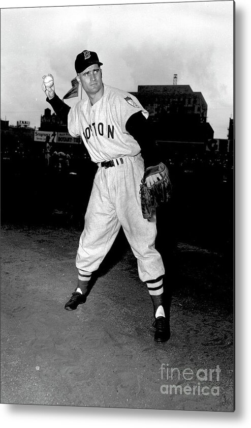 People Metal Print featuring the photograph Bobby Doerr by Kidwiler Collection
