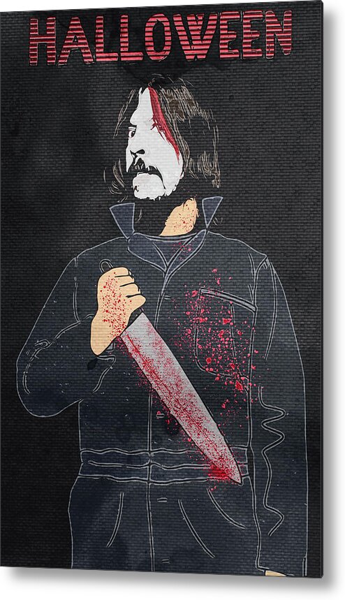 Dave Grohl Metal Print featuring the digital art Boogieman by Christina Rick