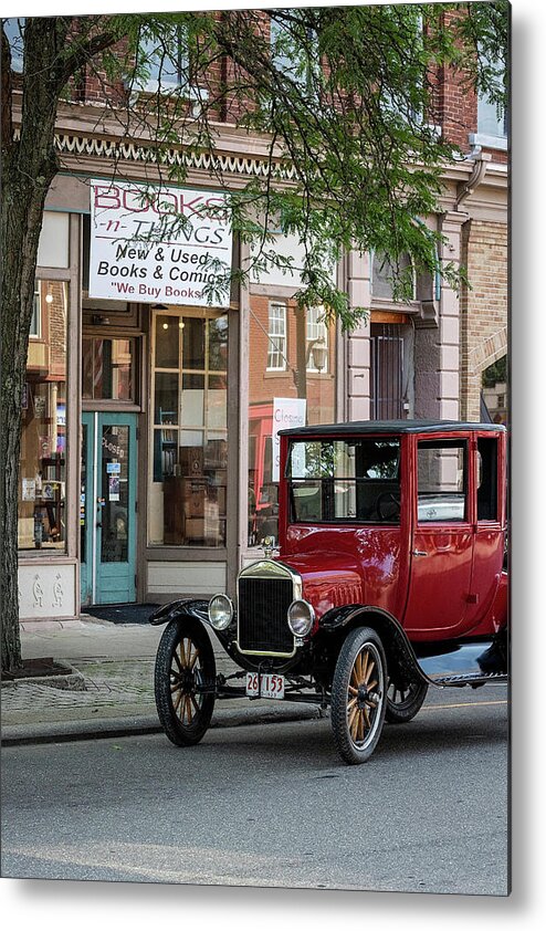 Bookstore Metal Print featuring the photograph Books N Things by Deborah Penland