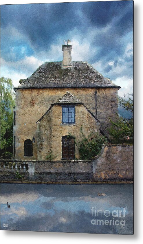 Bourton-on-the-water Metal Print featuring the photograph Bourton Gathering Storm by Brian Watt