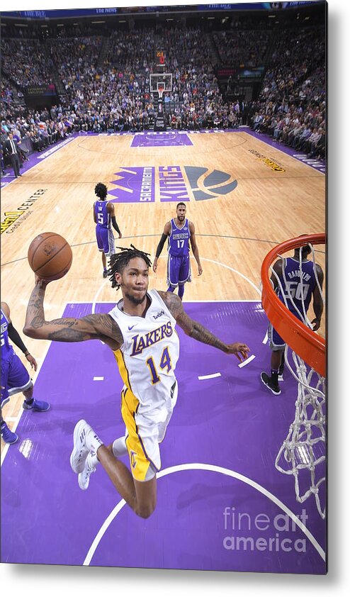 Nba Pro Basketball Metal Print featuring the photograph Brandon Ingram by Rocky Widner