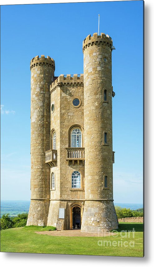 Broadway Tower Metal Print featuring the photograph Broadway Tower, Cotswolds, England by Neale And Judith Clark