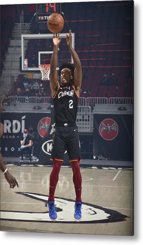 Nba Pro Basketball Metal Print featuring the photograph Brooklyn Nets v Cleveland Cavaliers by David Liam Kyle
