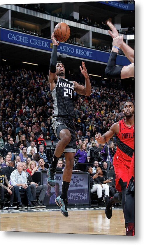 Nba Pro Basketball Metal Print featuring the photograph Buddy Hield by Rocky Widner