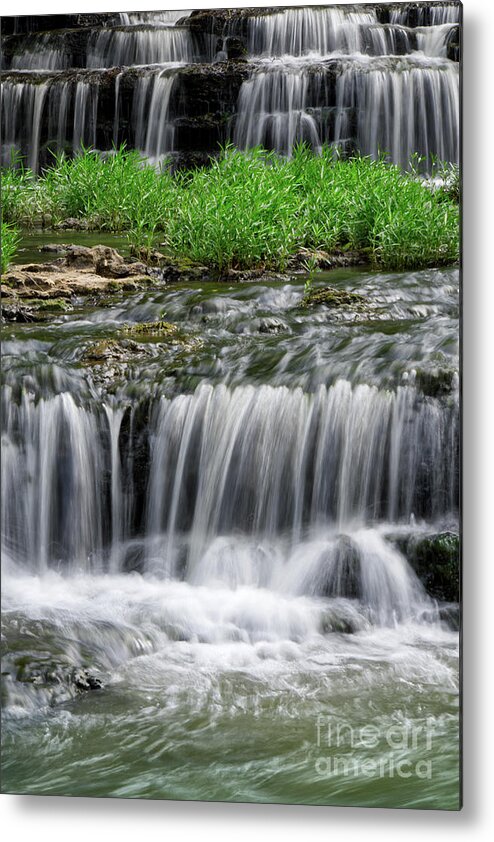 Burgess Falls State Park Metal Print featuring the photograph Burgess Falls 13 by Phil Perkins
