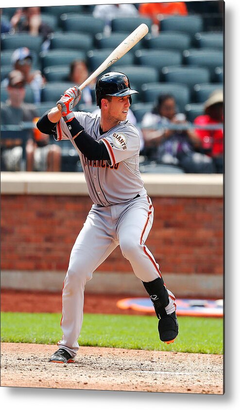 American League Baseball Metal Print featuring the photograph Buster Posey by Mike Stobe