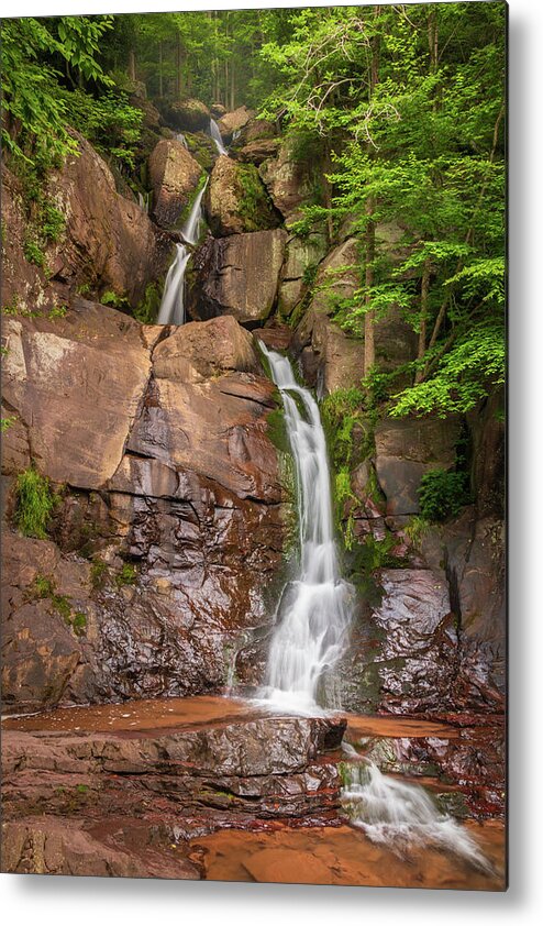 Buttermilk Falls Metal Print featuring the photograph Buttermilk Falls in Lehigh Gorge State Park by Kristia Adams