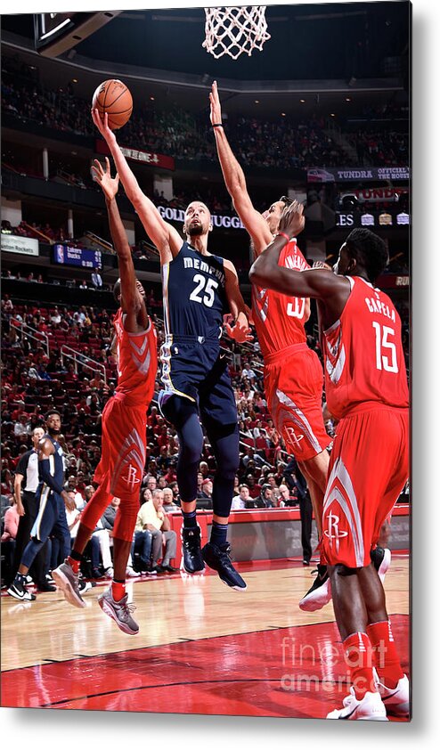 Nba Pro Basketball Metal Print featuring the photograph Chandler Parsons by Bill Baptist