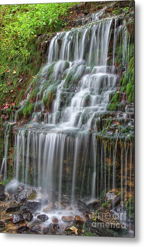 Waterfalls Metal Print featuring the photograph City Lake Falls 14 by Phil Perkins