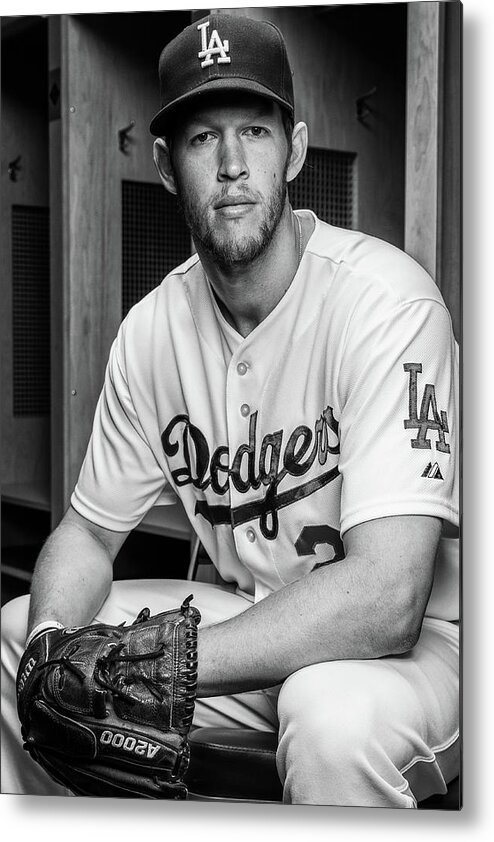 Media Day Metal Print featuring the photograph Clayton Kershaw by Rob Tringali