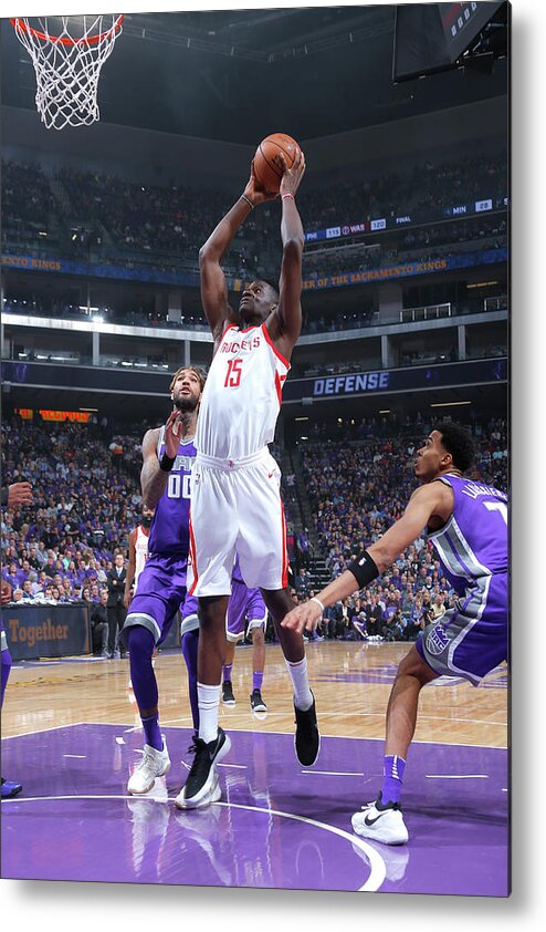 Nba Pro Basketball Metal Print featuring the photograph Clint Capela by Rocky Widner