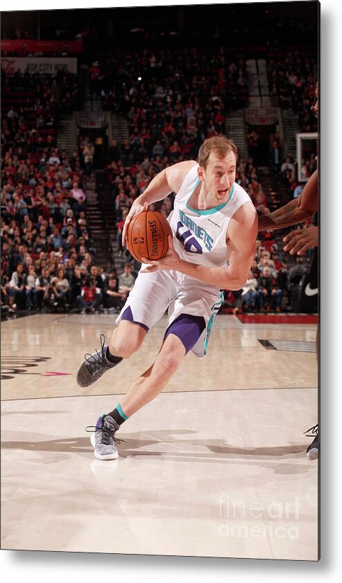Nba Pro Basketball Metal Print featuring the photograph Cody Zeller by Cameron Browne