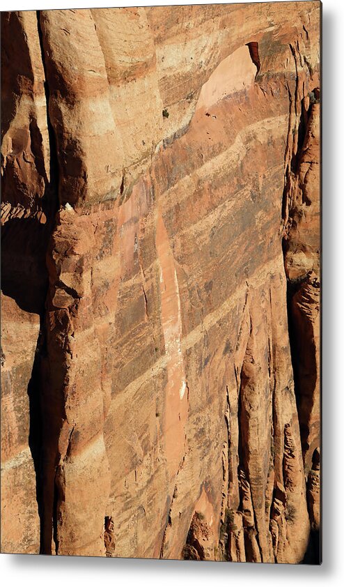 Rock Metal Print featuring the photograph Colorado Monument 1612 by Laura Davis