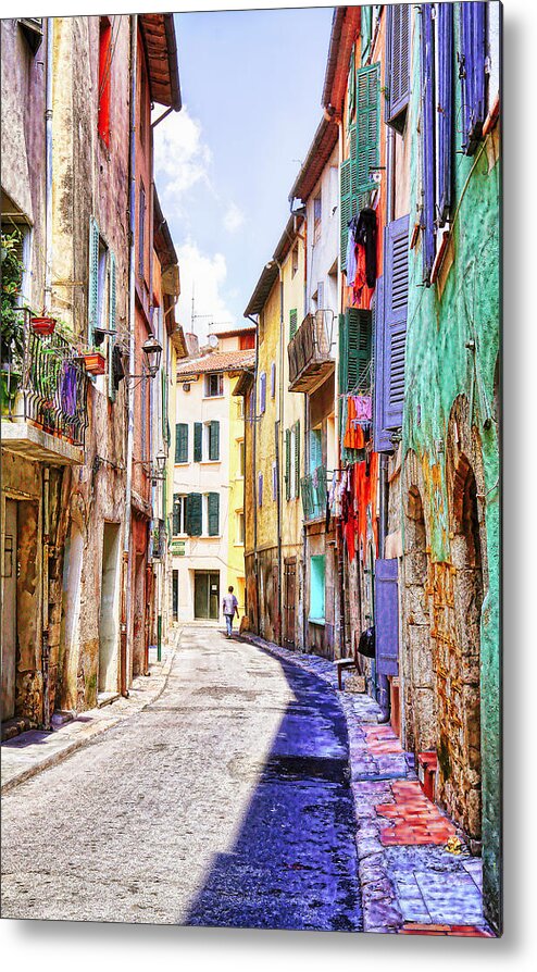 Old Walls Metal Print featuring the photograph Colors of Provence, France by Tatiana Travelways