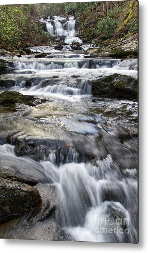 Conasauga Falls Metal Print featuring the photograph Conasauga Waterfall 13 by Phil Perkins