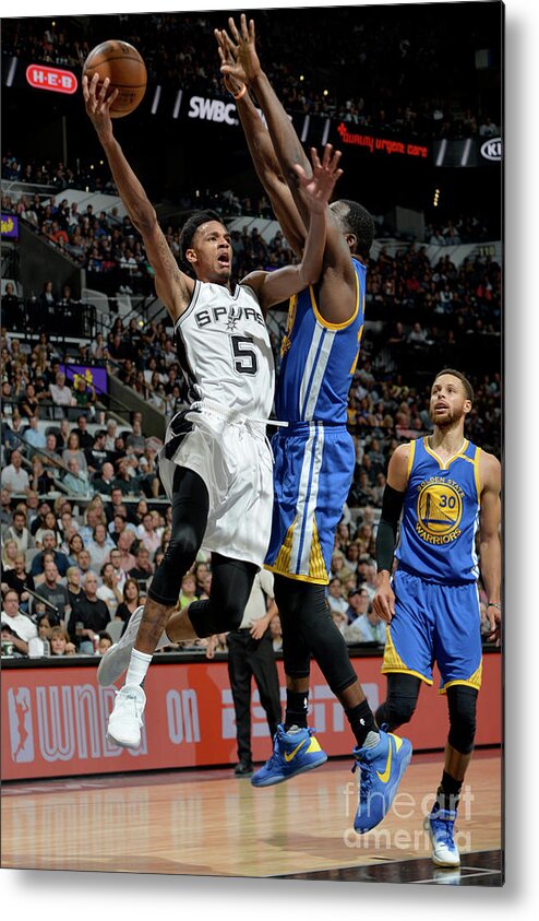 Dejounte Murray Metal Print featuring the photograph Dejounte Murray by Mark Sobhani