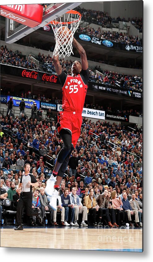 Nba Pro Basketball Metal Print featuring the photograph Delon Wright by Danny Bollinger
