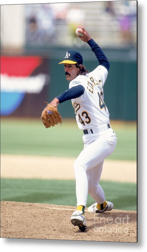 1980-1989 Metal Print featuring the photograph Dennis Eckersley by Jeff Carlick