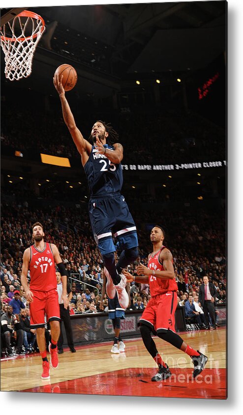 Nba Pro Basketball Metal Print featuring the photograph Derrick Rose by Ron Turenne