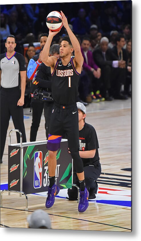Devin Booker Metal Print featuring the photograph Devin Booker by Bill Baptist