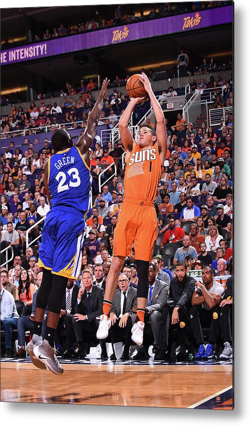 Devin Booker Metal Print featuring the photograph Devin Booker by Noah Graham