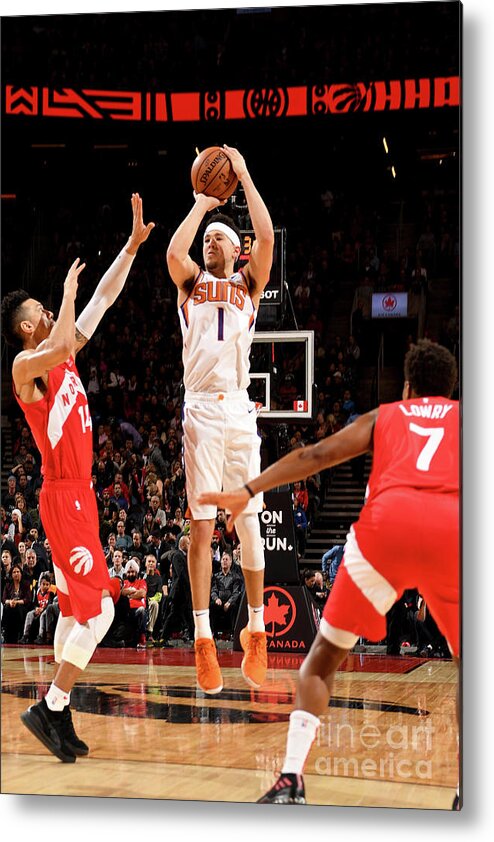 Nba Pro Basketball Metal Print featuring the photograph Devin Booker by Ron Turenne