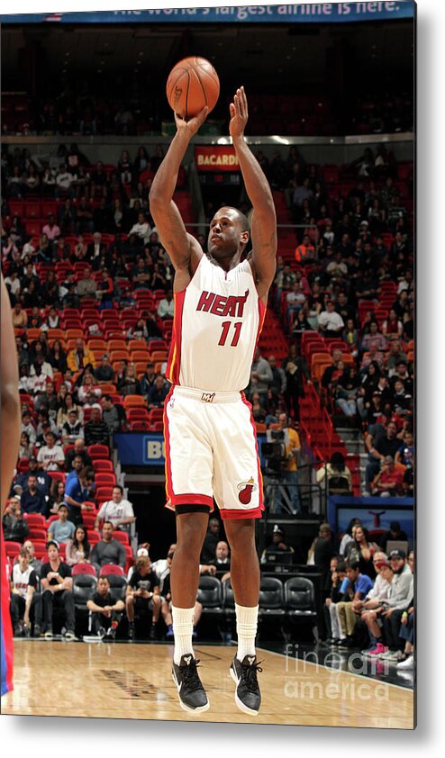 Dion Waiters Metal Print featuring the photograph Dion Waiters by Oscar Baldizon