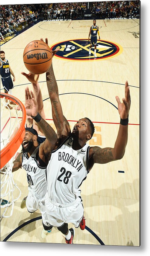 Dorian Finney-smith Metal Print featuring the photograph Dorian Finney-smith by Garrett Ellwood