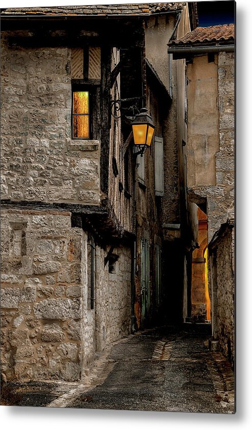Photo Metal Print featuring the photograph Down the Alley by Anthony M Davis