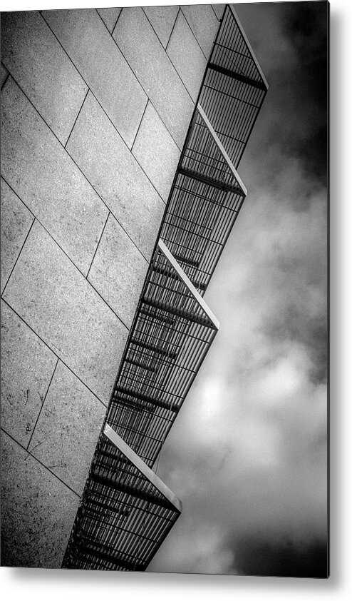 Dublin Metal Print featuring the photograph Dublin Civic Offices, Detail by Sublime Ireland