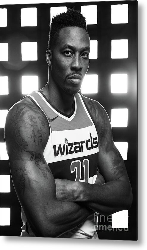 Dwight Howard Metal Print featuring the photograph Dwight Howard by Stephen Gosling