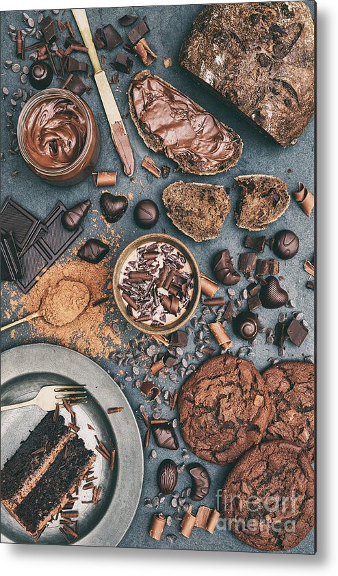Chocolate Metal Print featuring the photograph Everything Chocolate by Tim Gainey
