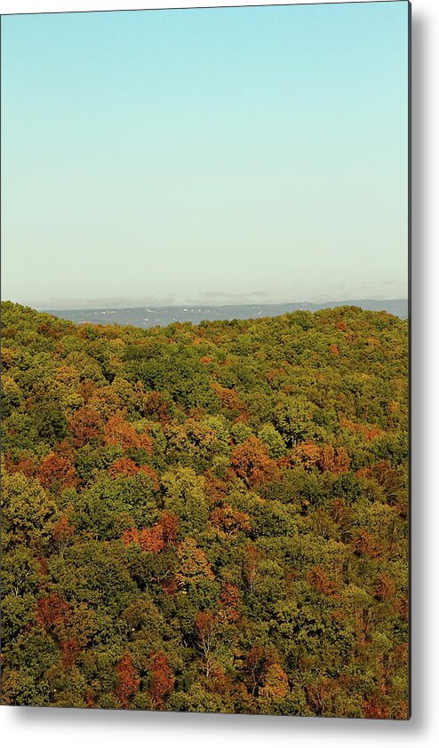 Table Rock Lake Metal Print featuring the photograph Fall Foliage by Lens Art Photography By Larry Trager