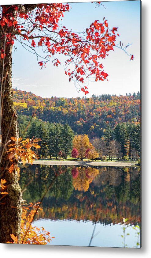 Fall Metal Print featuring the photograph Fall Reflections by Denise Kopko