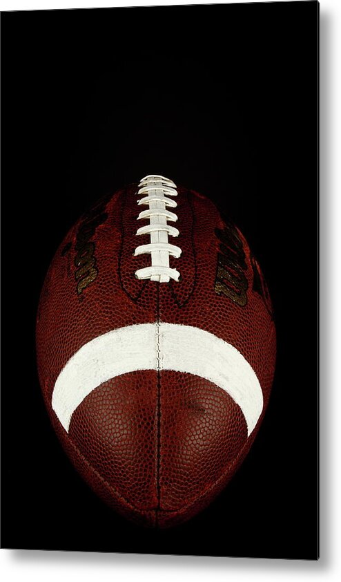 Football Metal Print featuring the photograph Stripe by Lens Art Photography By Larry Trager