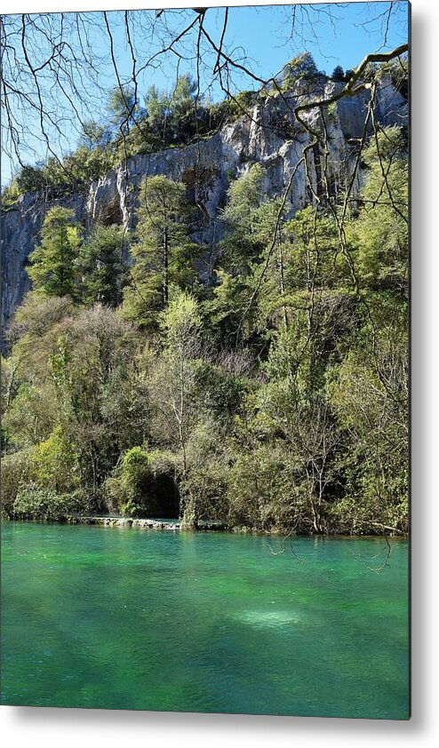 France Metal Print featuring the photograph France Fontaine de Vaucluse Photo 152 by Lucie Dumas