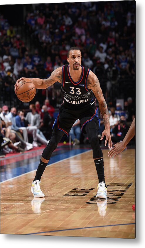 Playoffs Metal Print featuring the photograph George Hill by David Dow