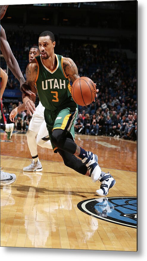 George Hill Metal Print featuring the photograph George Hill by David Sherman