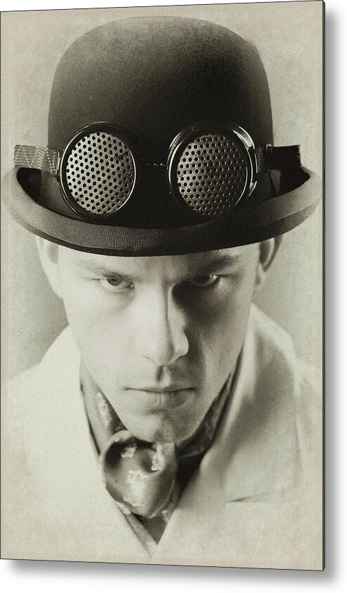 Steampunk Metal Print featuring the photograph Goggles by David April