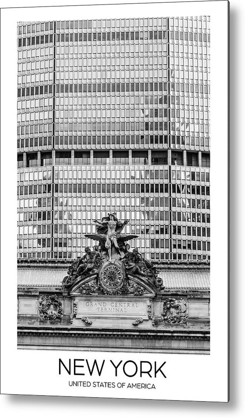 Alan Copson Metal Print featuring the photograph Grand Central Station - Manhattan by Alan Copson