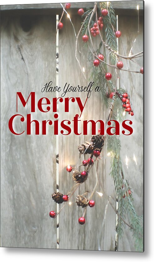 Merry Christmas Metal Print featuring the photograph Have Yourself a Merry Christmas by W Craig Photography