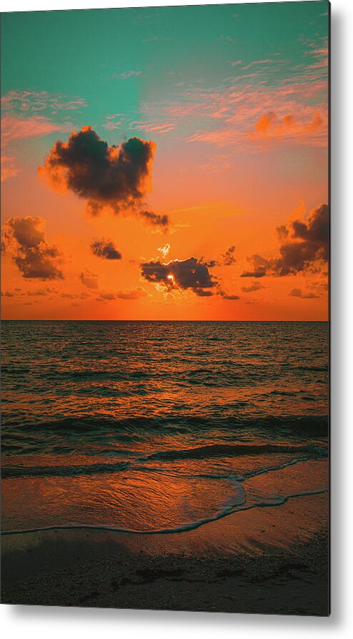 Nature Metal Print featuring the photograph Heart in the Sky by Go and Flow Photos