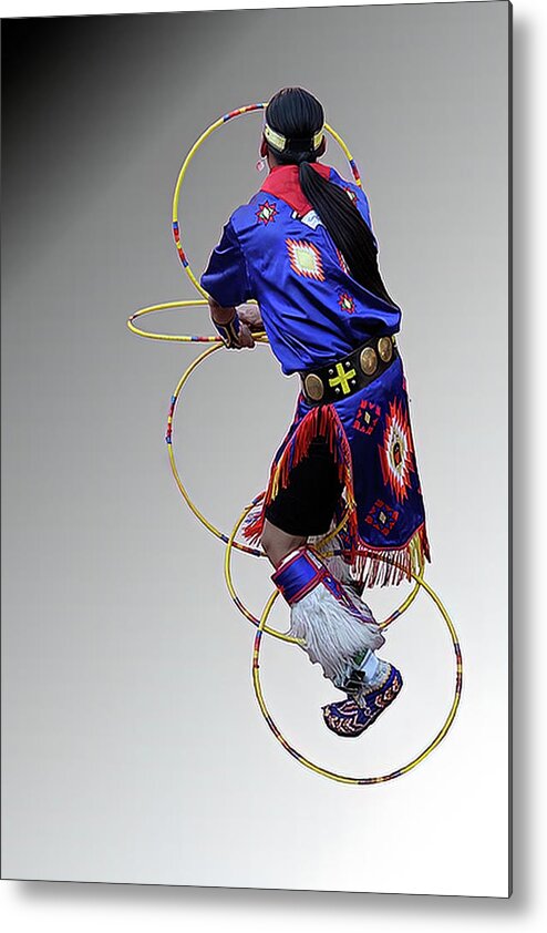  Metal Print featuring the photograph Hoop Dance by Al Judge