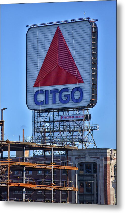 Iconic Citgo Sign Metal Print featuring the photograph Iconic Citgo Sign by Mike Martin