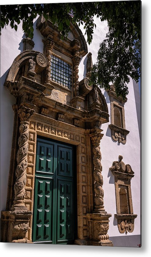 Braganza Metal Print featuring the photograph Igreja de Santa Maria, Braganza by Pablo Lopez