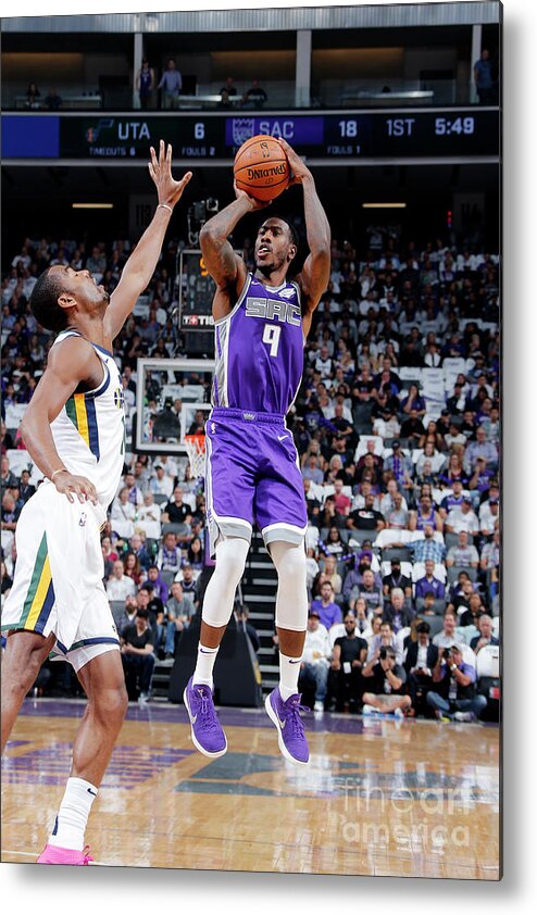 Nba Pro Basketball Metal Print featuring the photograph Iman Shumpert by Rocky Widner