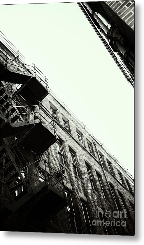 Architecture Metal Print featuring the photograph In the City by David Lichtneker