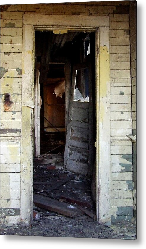 Deserted Metal Print featuring the photograph Inner Sanctum by Everett Bowers