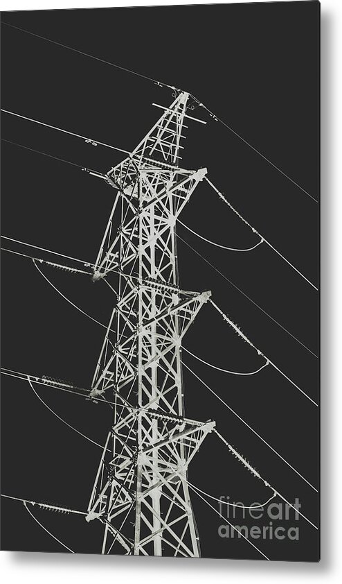 Electrical Metal Print featuring the photograph Inverter by Jorgo Photography